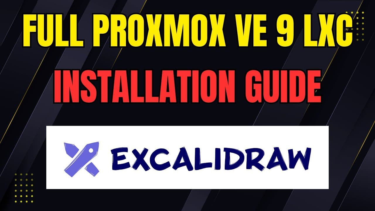 Excalidraw on Proxmox 9 VE LXC