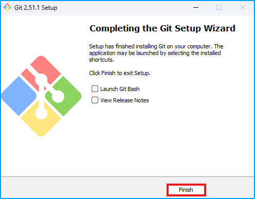 Git Installation Complete