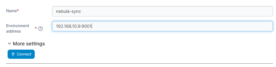 Environment settings