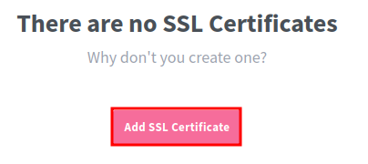 Add SSL Certificate