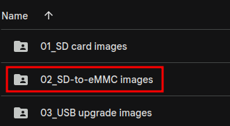 Google Drive SD-to-eMMC Images Folder