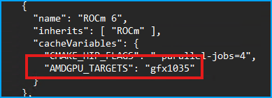 CMakePresets Updated GPU Target