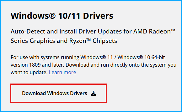 AMD Adrenaline Drivers Download